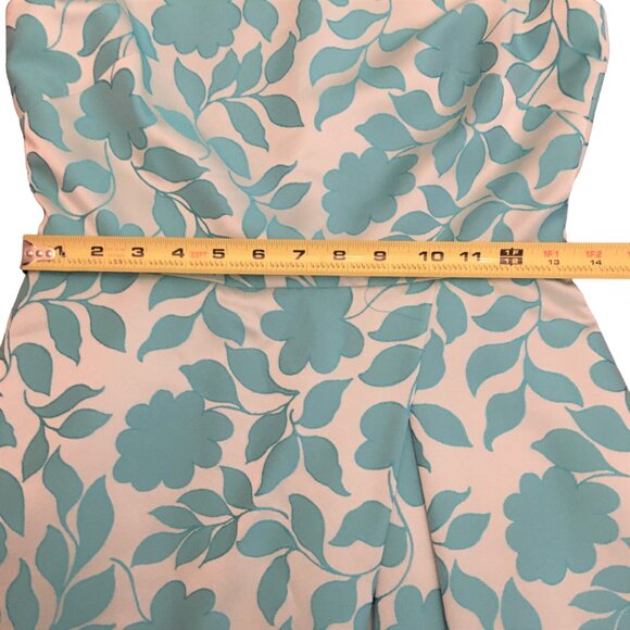 NEW Tahari ASL Dress Floral Embroidered Blue White Cocktail Women’s 2P 2 Petite - Picture 12 of 16